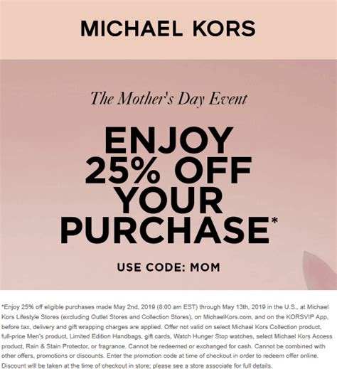 promo code michael kors canada|michael kors discount code student.